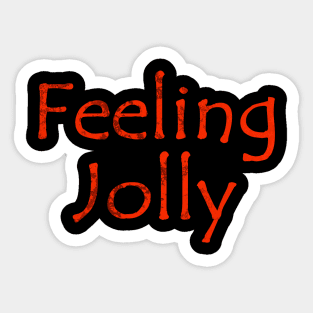 FEELING Jolly Red Sticker